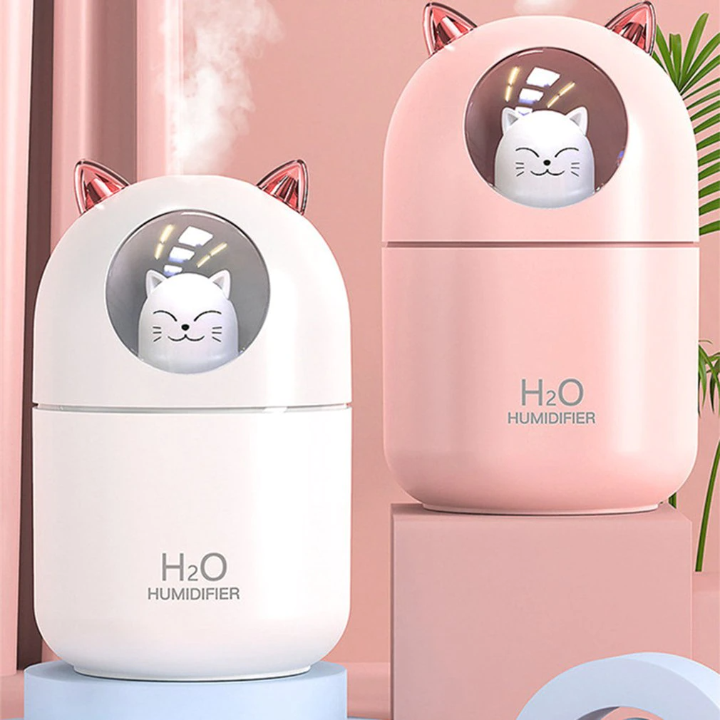 Liora-Humidificateur d'air chat lumineux
