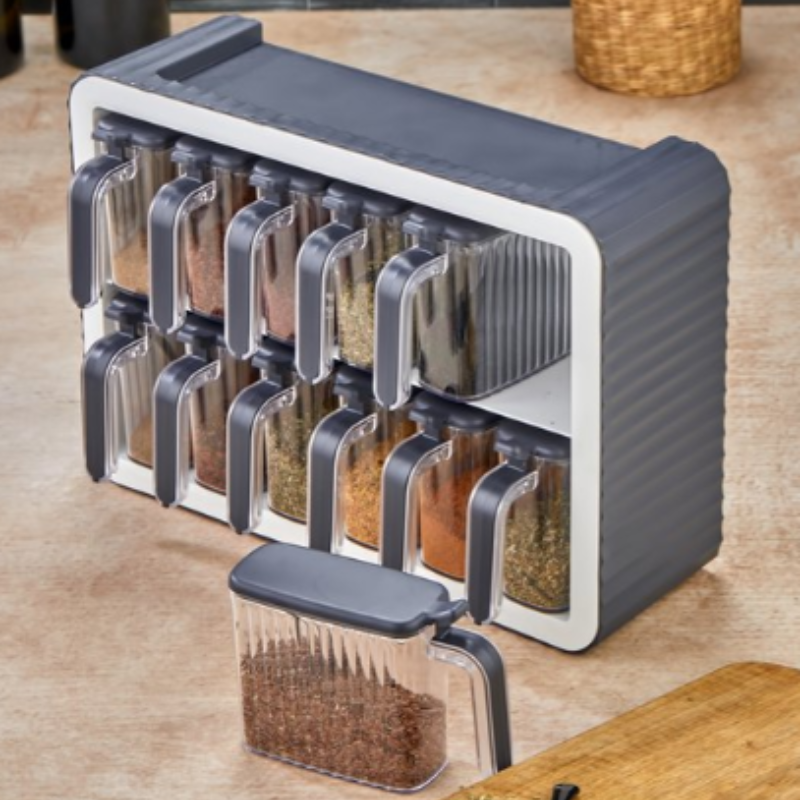 Étagère à épices Liora pour 12 pots
