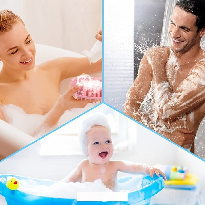 Liora-Brosse de bain double face