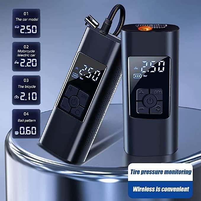 Pompe à air portable Liora avec écran LCD numérique