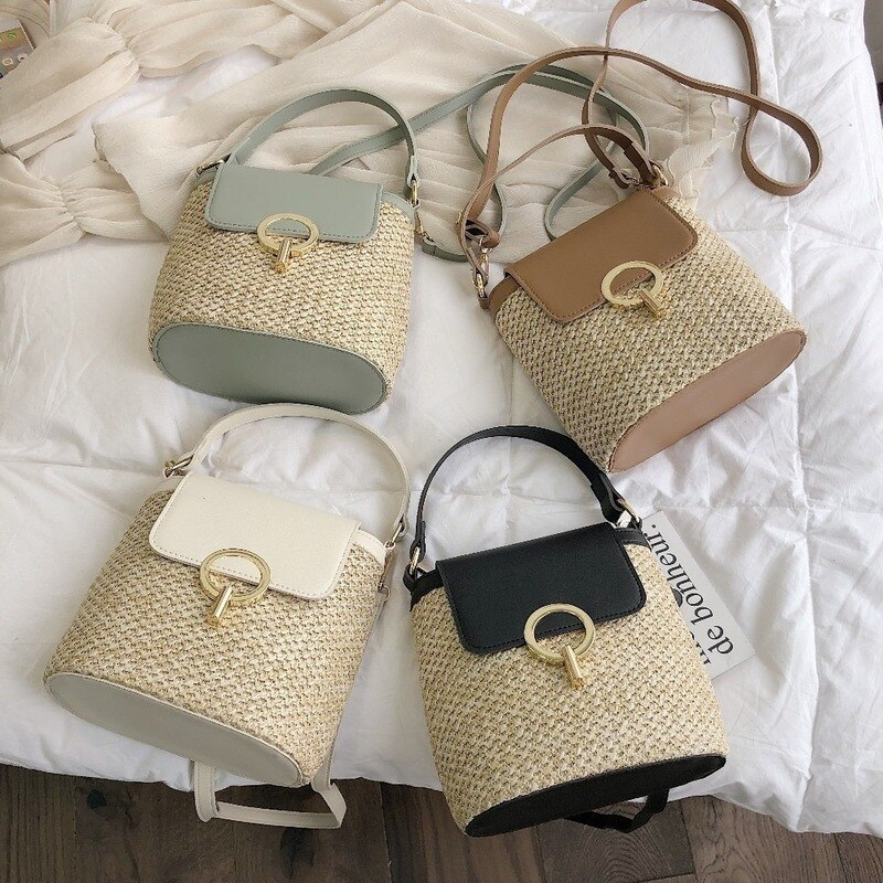 Liora-Sac à main en paille