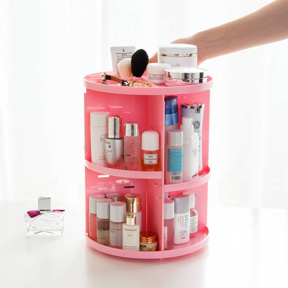 Liora-Organiseur de maquillage rotative