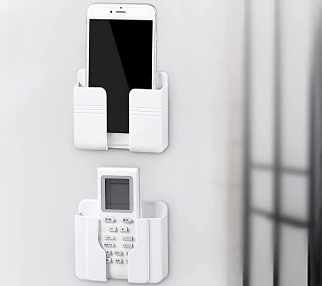 Lot de 2boîtes de rangement murales pour chargeur de téléphone