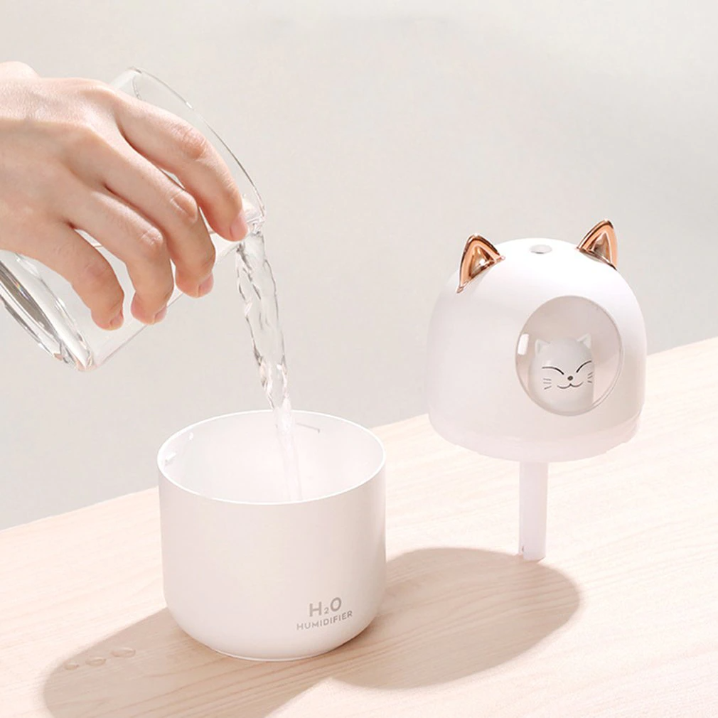 Liora-Humidificateur d'air chat lumineux