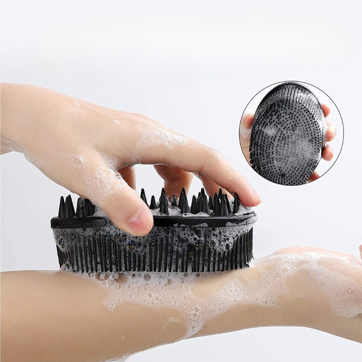 Liora-Brosse de bain double face
