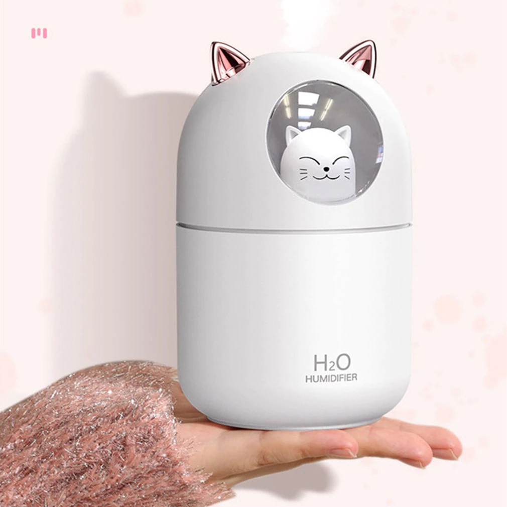 Liora-Humidificateur d'air chat lumineux