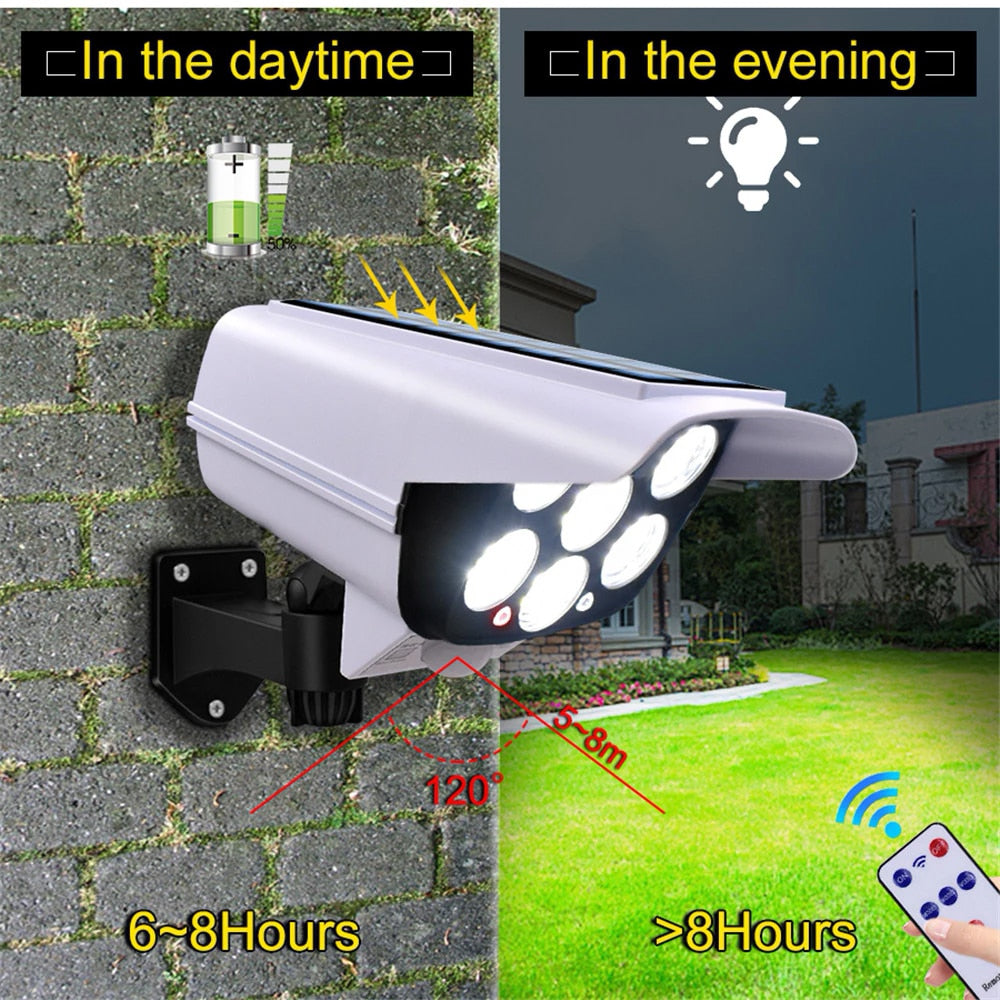 Éclairage & Caméra Virtuelle de Sécurité 2-en-1 avec Détecteur de Mouvement-VigilantCam Liora