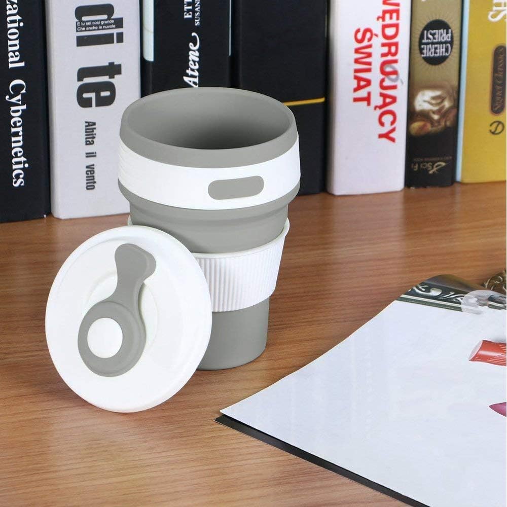 Gobelet de voyage Liora pliable en silicone