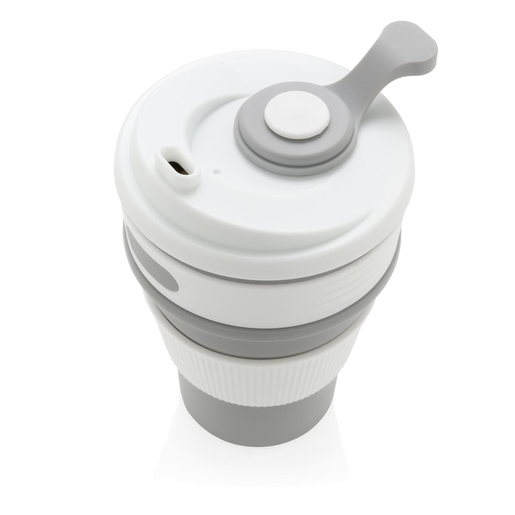 Gobelet de voyage Liora pliable en silicone