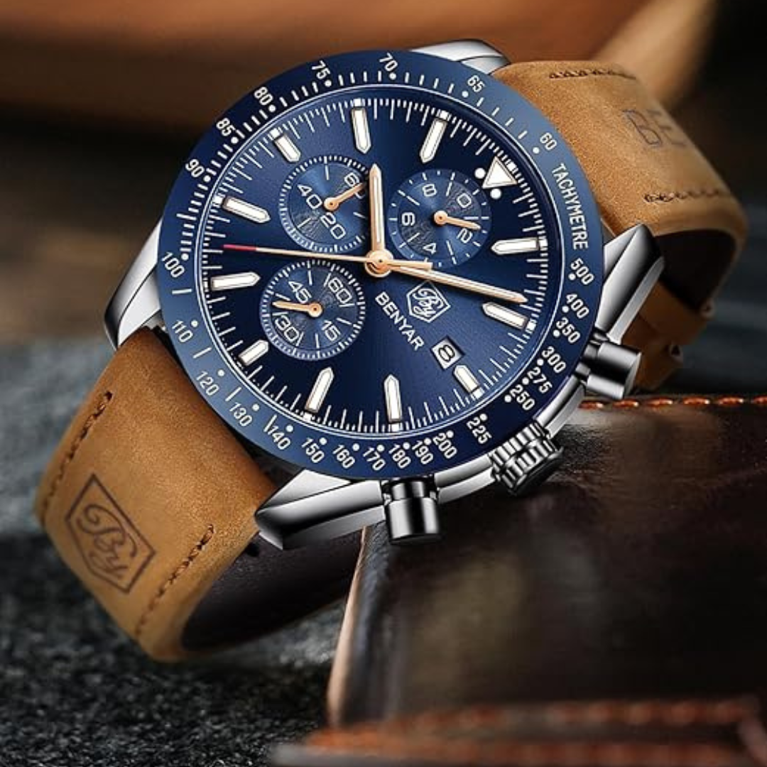 Montre chronographe BENYAR élégant pour homme