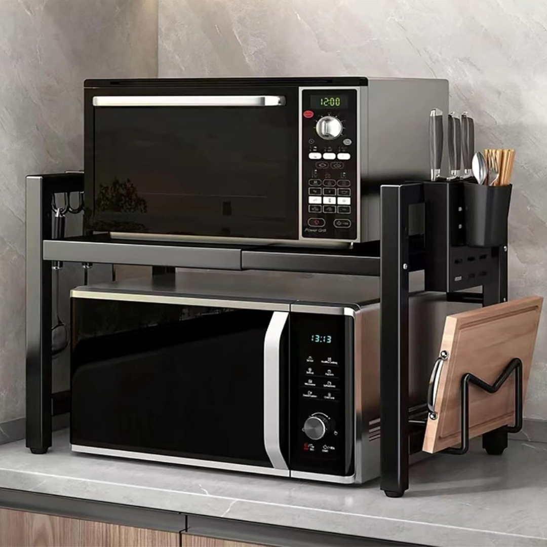 Support extensible réglable Liora pour micro-ondes
