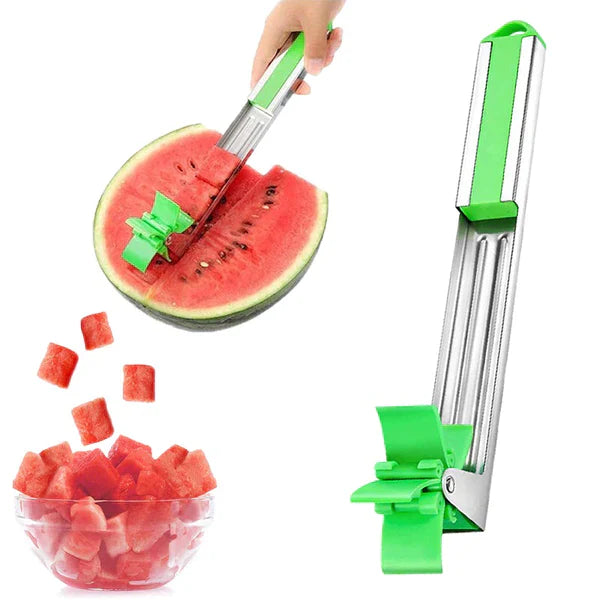 Trancheuse à cubes de pastèque en acier inoxydable