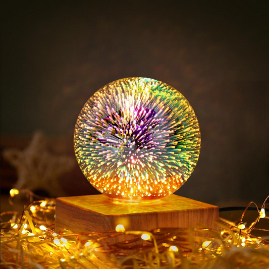 Liora-Boule de Cristal Led Lumineuse