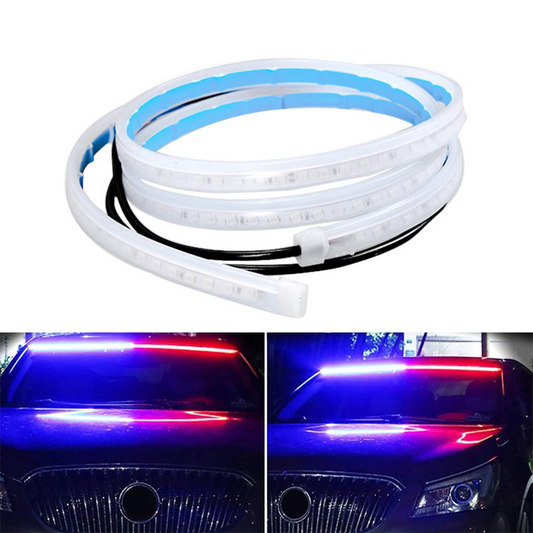 Bande lumineuse LED rouge et bleue