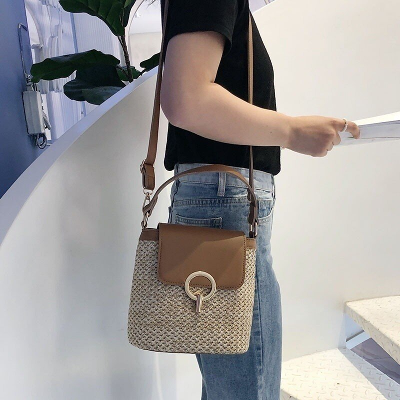 Liora-Sac à main en paille