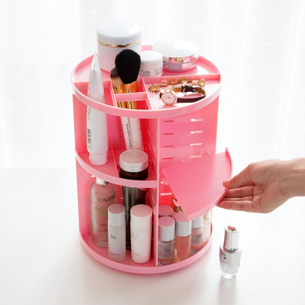Liora-Organiseur de maquillage rotative