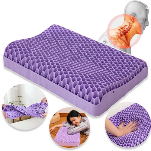 Oreiller orthopédique sans pression pour adultes, doux pour la peau et lavable