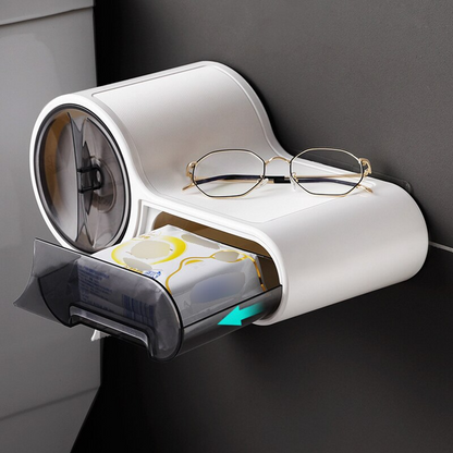 Porte-papier hygiénique multifonctionnel