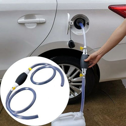 Pompe à main portative de transfert de carburant de voiture