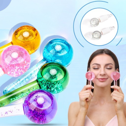 Rouleau de massage Facial en cristal ( 2 pièces)