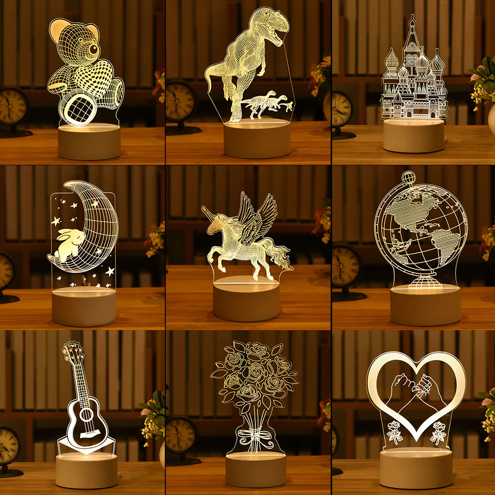 Liora-Lampe 3D décoration