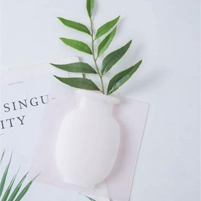 Vase de fleurs en Silicone mural