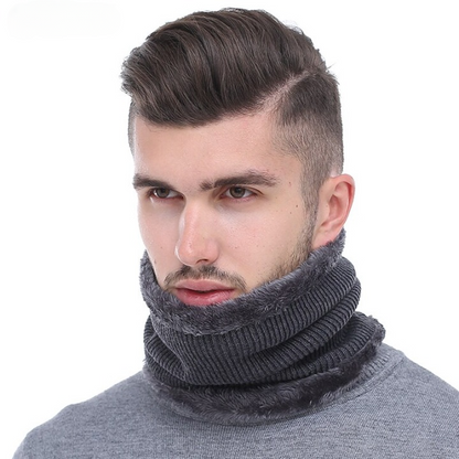 Bonnet et écharpe en coton doux et laine