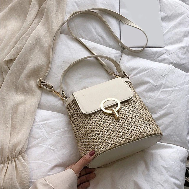 Liora-Sac à main en paille