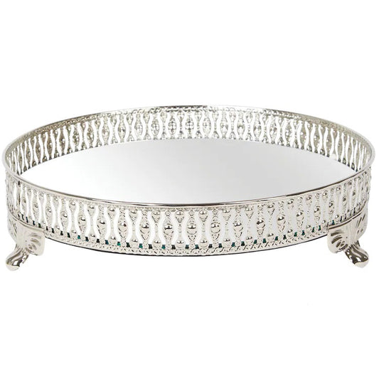 Liora - Plateau miroir sur pieds
