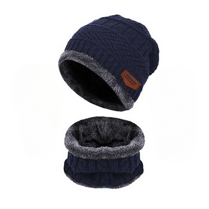 Liora-Bonnet et écharpe en laine