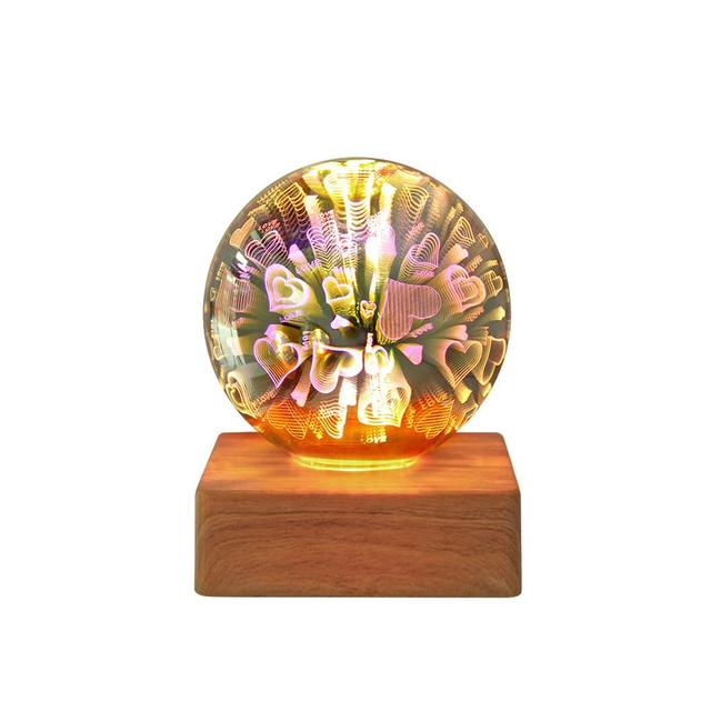 Liora-Boule de Cristal Led Lumineuse