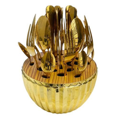 Ensemble de couverts en acier inoxydable 24pcs