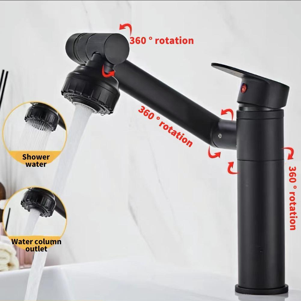 Robinet de lavabo multifonctionnel rotation 1080°