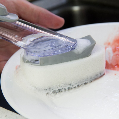 Brosse de nettoyage avec distributeur de savon