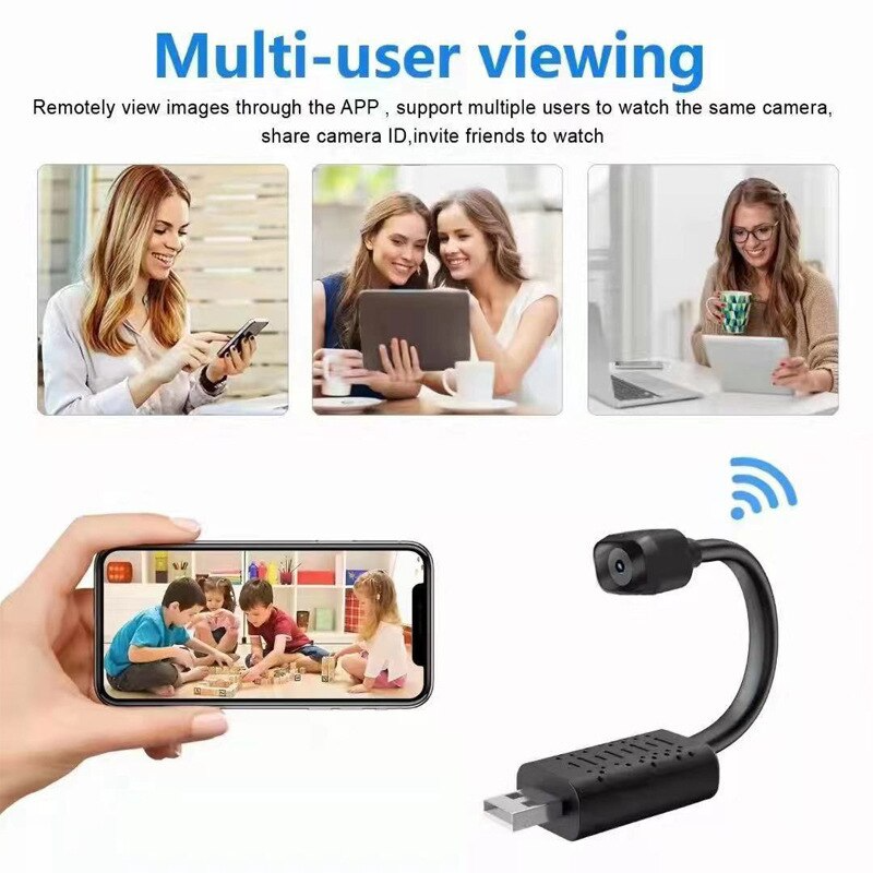 Liora-Mini caméra WiFi de sécurité