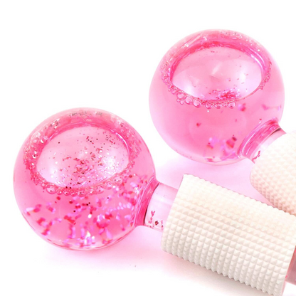 Rouleau de massage Facial en cristal ( 2 pièces)