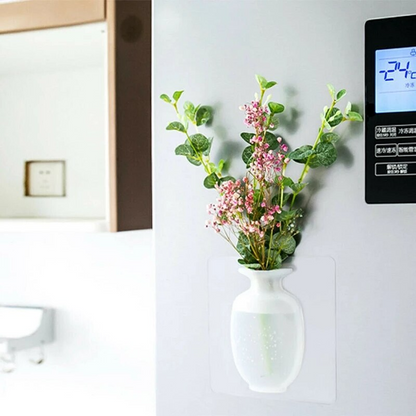 Vase de fleurs en Silicone mural