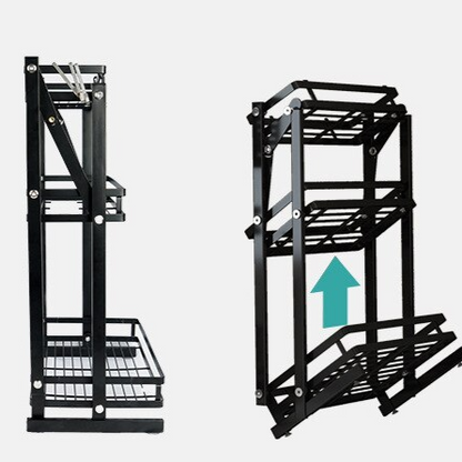 Liora - Rangement Élégant inoxydable pliable