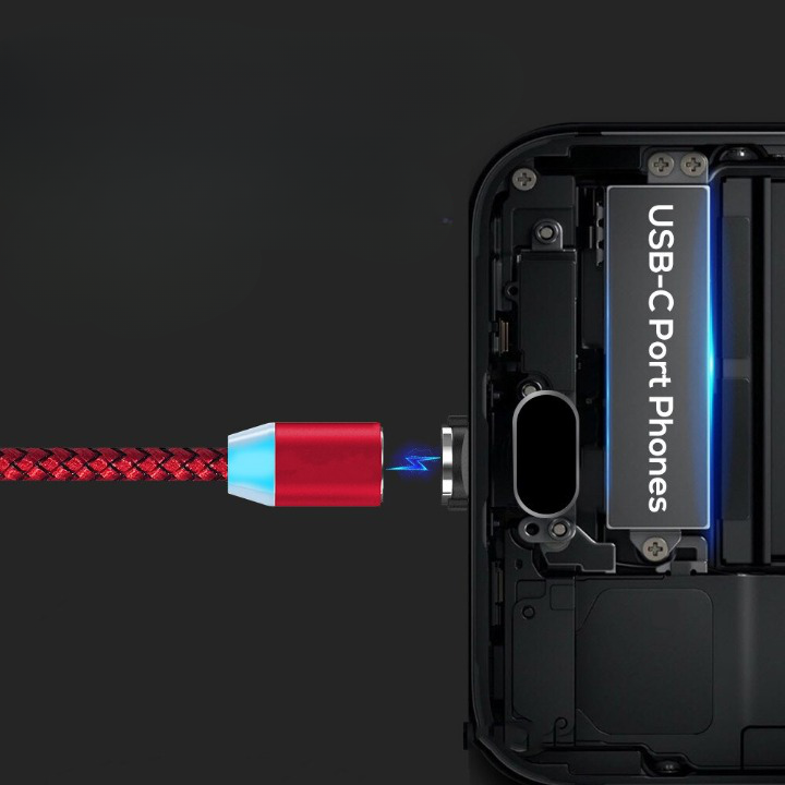 Câble de charge magnétique 3en1