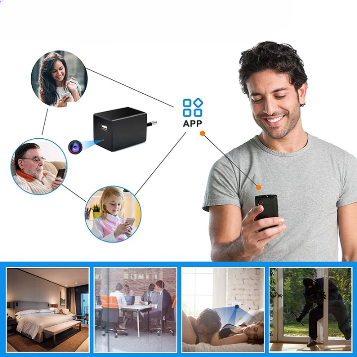 Liora-CamCharge de Surveillance Sans Fil