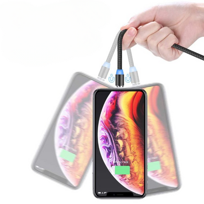 Câble de charge magnétique 3en1
