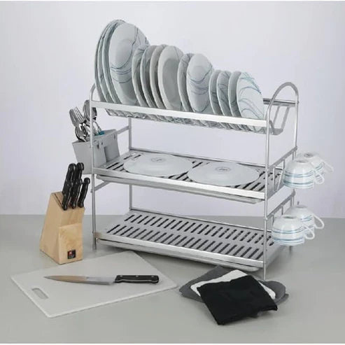 Égouttoir à vaisselle en aluminium