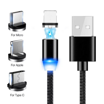 Câble de charge magnétique 3en1