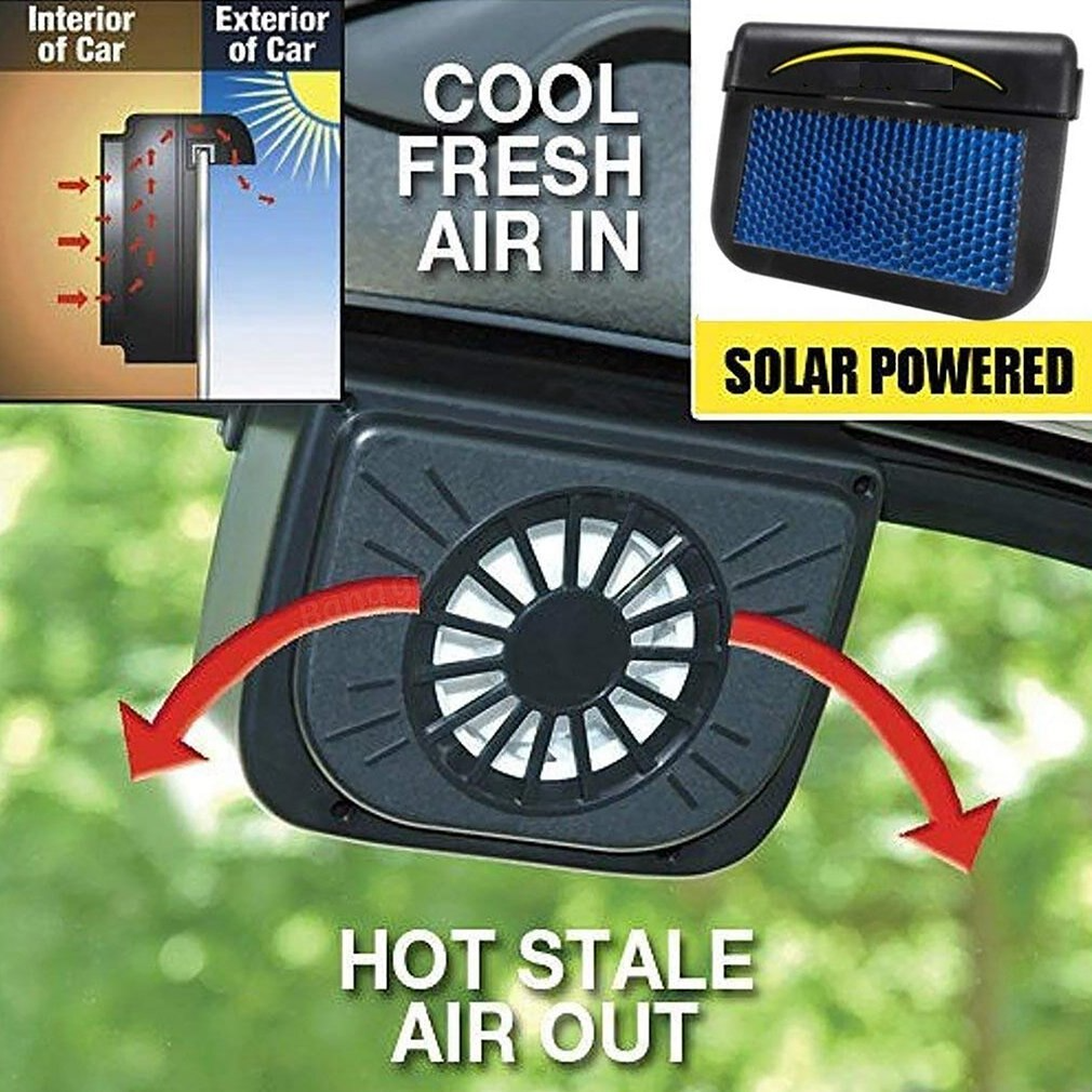 Ventilateur solaire pour voiture