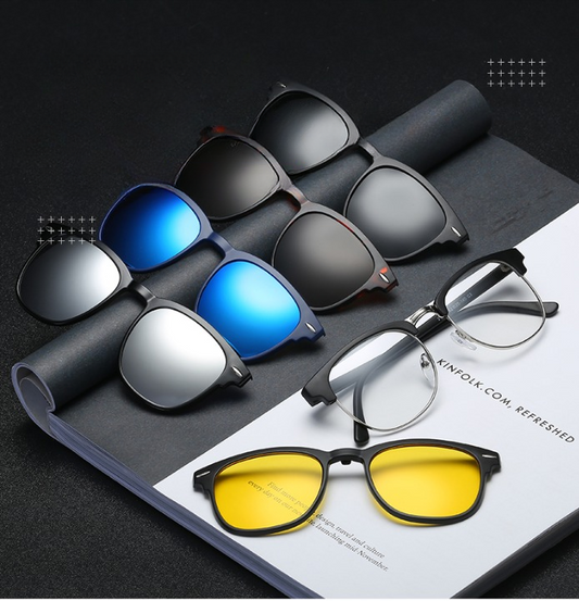 Vision Clear - Lunettes de soleil 6 en 1