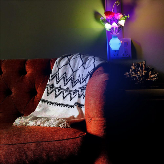 Liora-Veilleuse LED Fleurie