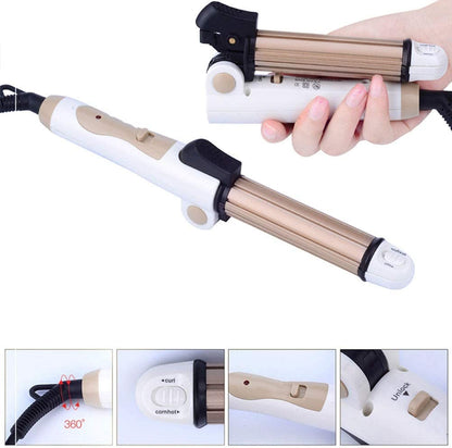 Kemei-Lisseur pliable pour cheveux bouclés