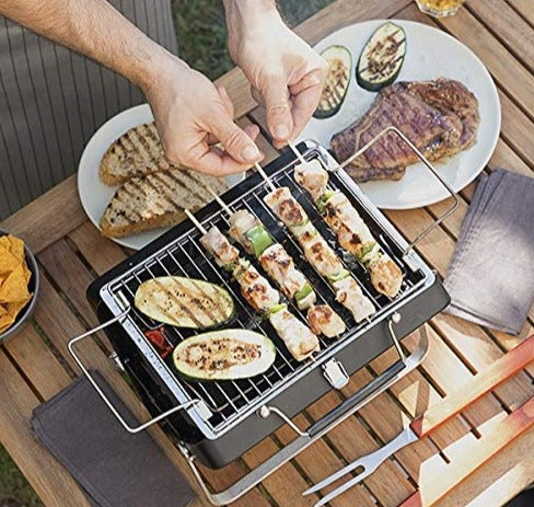 Gril portable sous forme de valise