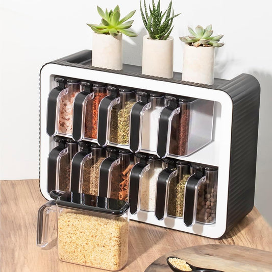 Étagère à épices Liora pour 12 pots