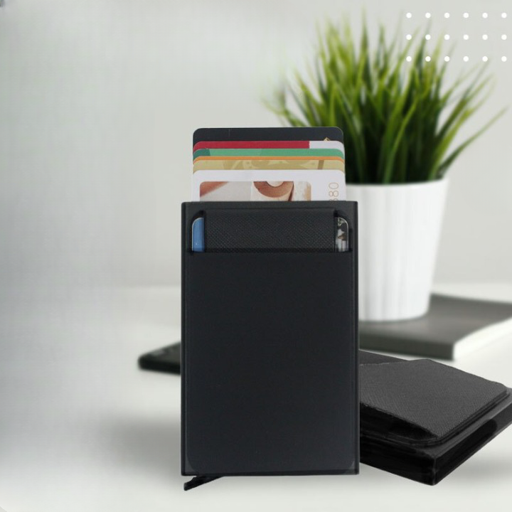 Liora-Porte-cartes en aluminium